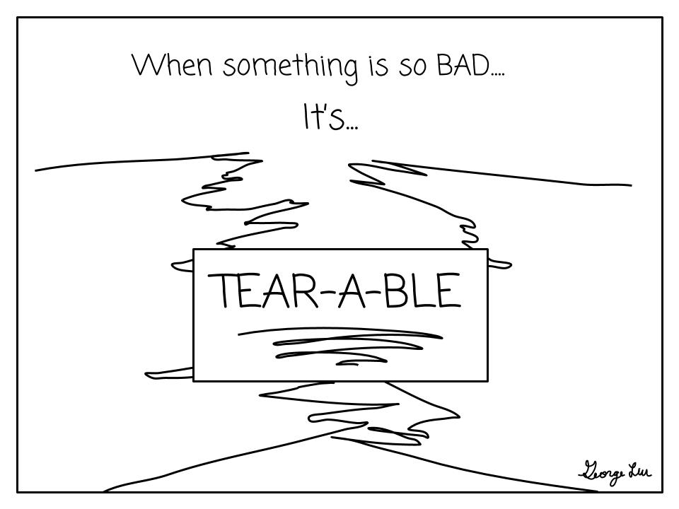 Cover photo for Punderline 55: When something is so bad... Cover photo for Punderline 55: When something is so bad...